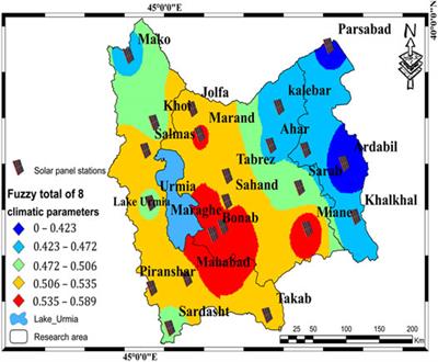 Feasibility and Zoning of Establishing Solar Power Stations to Produce Sustainable Energy From the Environment in Northwestern Iran